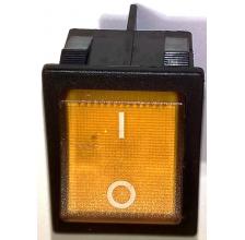 переключатель KCD4-JK/N желтый, неон 16А, 250V, 125°C